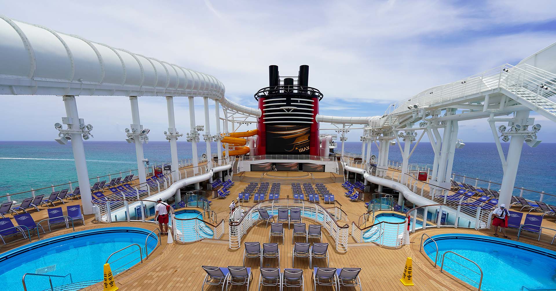 Disney Cruise Wish Deck and Pools