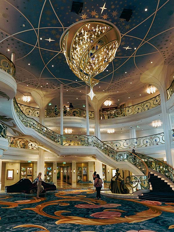 Disney Wish Cruise Lobby
