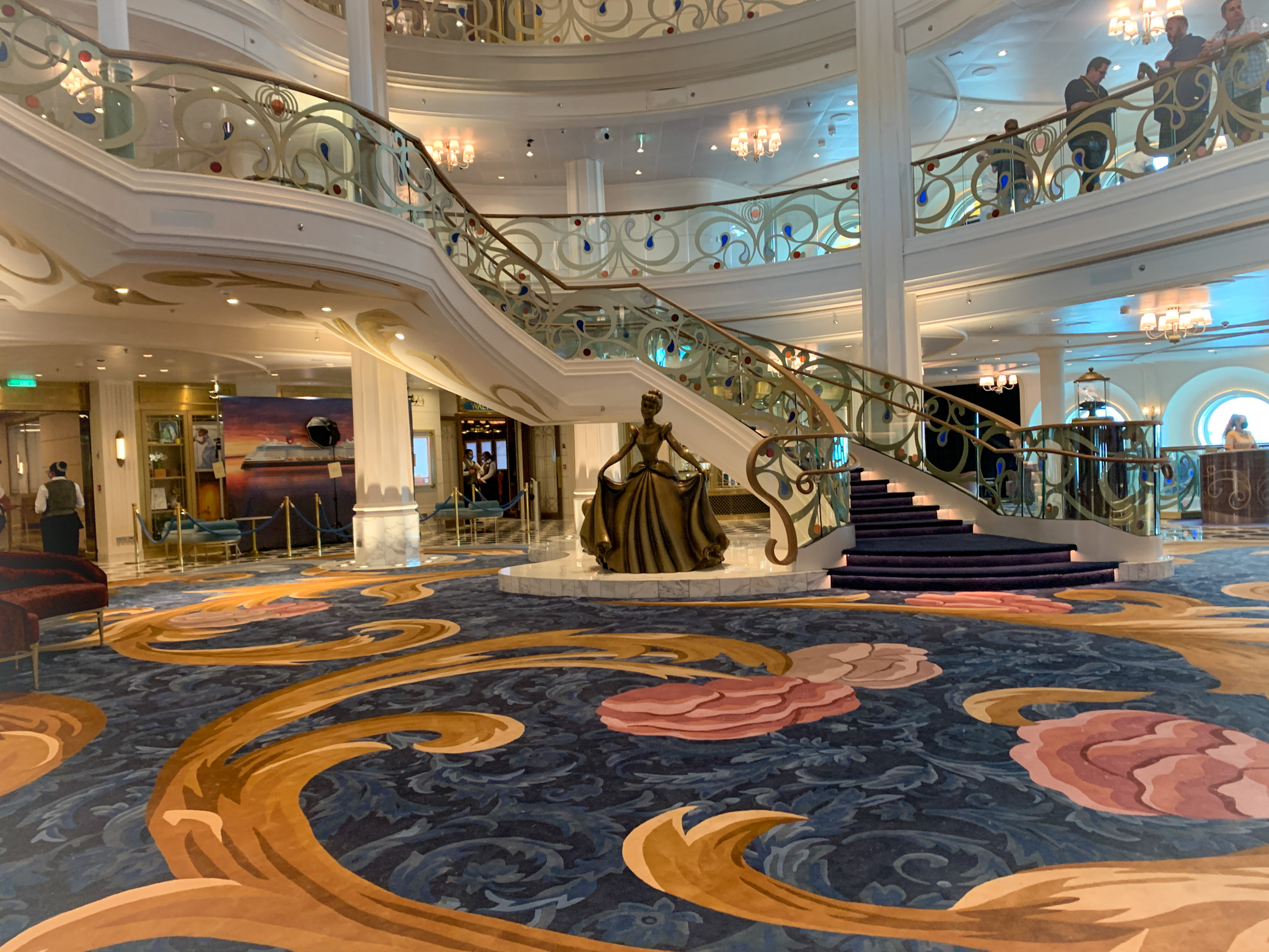 Disney Wish Cruise Lobby 2